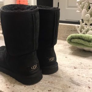 Black UGG boots